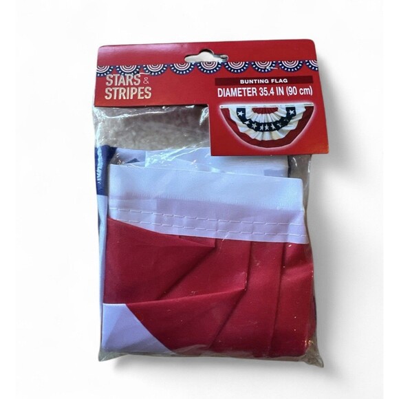 Bundle 4  Pack 35.4 in USA American Stars & Stripes U.S. Bunting Flag NEW - Picture 6 of 7